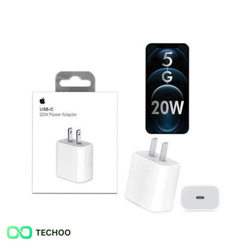 IPHONE USB-C PD 20W Power Adapter Charger 2 Pin (USA PIN)